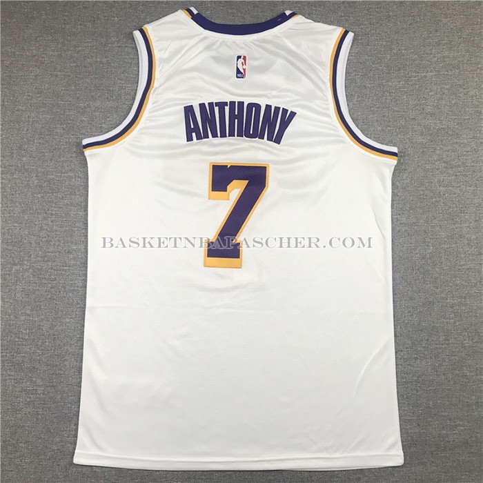 Maillot Los Angeles Lakers Carmelo Anthony NO 7 Association 2021 Blanc